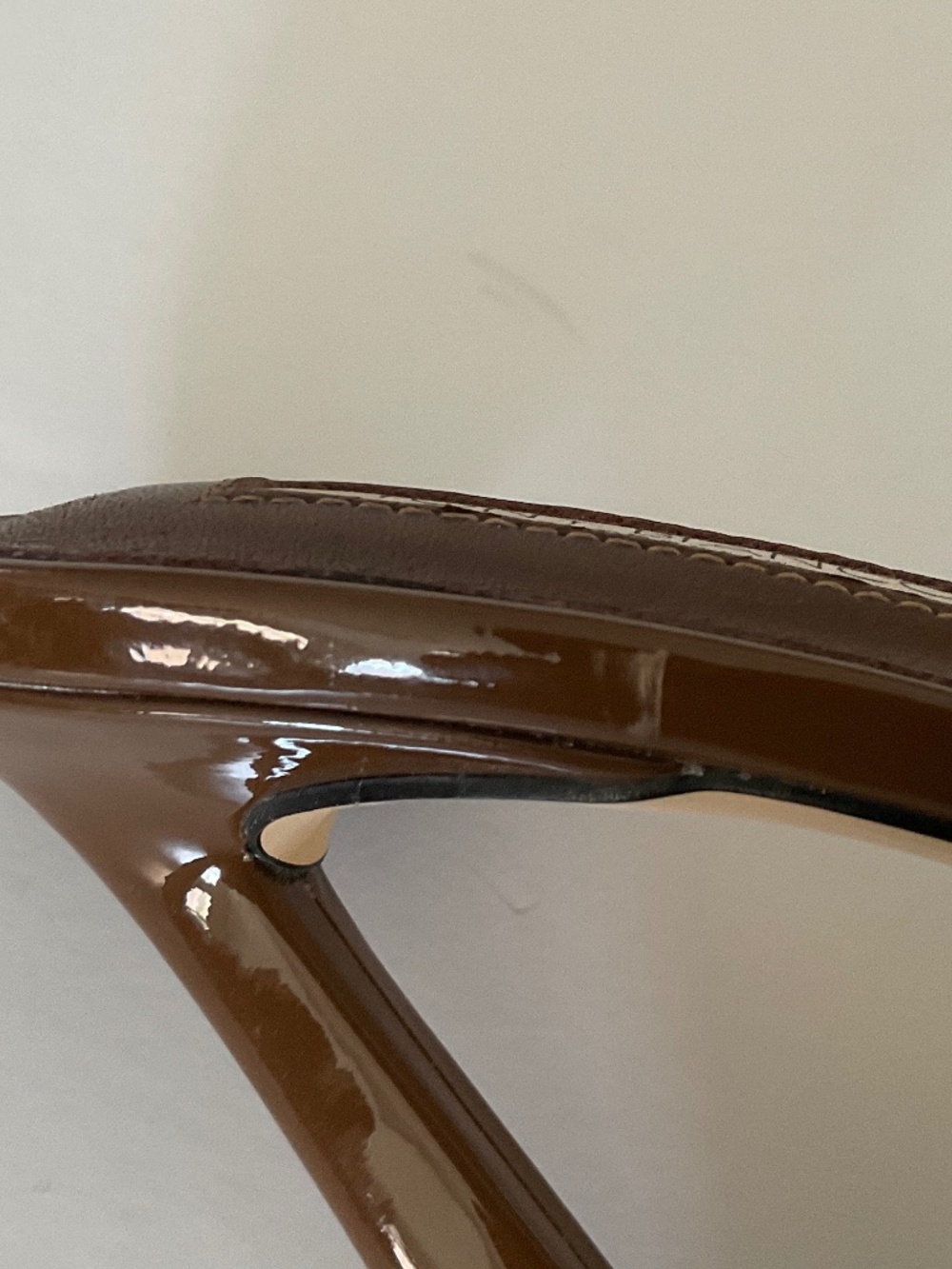 TONY BIANCA Vanquish Sandal in Brown Mocha Patent Leather Size 9 - Picture 8 of 10